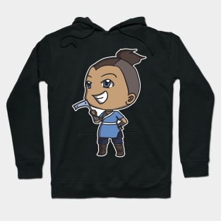 Avatar: The Last Airbender Chibi Sokka sticker Hoodie